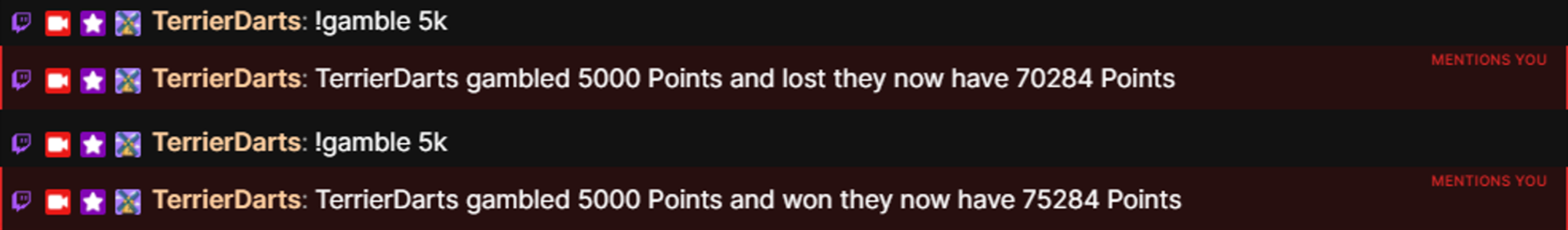 Currency Game Gamble Example 1