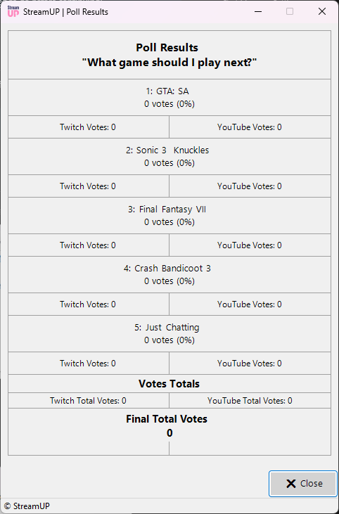 Poll System